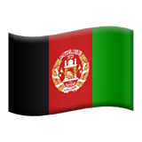 Afganisztán Apple Emoji