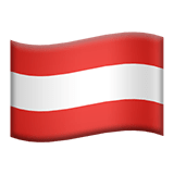 Ausztria Apple Emoji