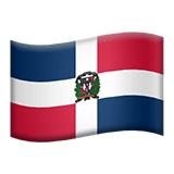 Dominikai Köztársaság Apple Emoji