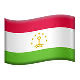 Tádzsikisztán Apple Emoji