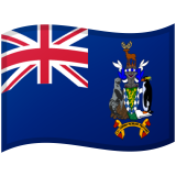 Déli-Georgia és Déli-Sandwich-szigetek Android/Google Emoji