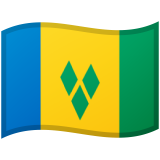 Saint Vincent és a Grenadine-szigetek Android/Google Emoji