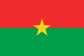 Burkina Faso zászlaja