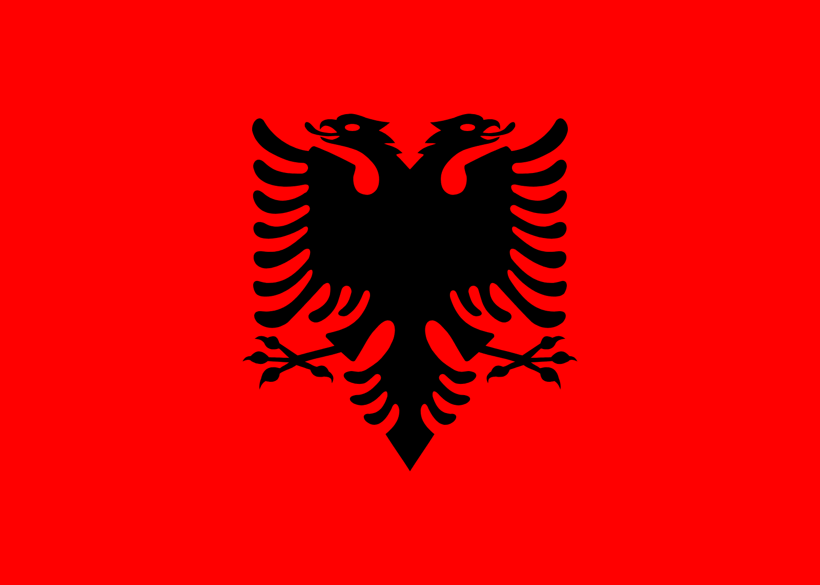 Albánia 🇦🇱 – Országok zászlói