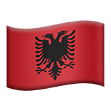 Albánia Apple Emoji