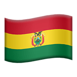 Bolívia Apple Emoji