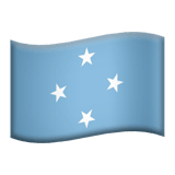 Mikronéziai Szövetségi Államok Apple Emoji