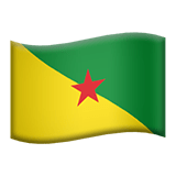 Francia Guyana Apple Emoji