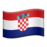 Horvátország Apple Emoji