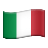 Olaszország Apple Emoji