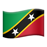Saint Kitts és Nevis Apple Emoji