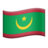 Mauritánia Apple Emoji