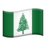 Norfolk-sziget Apple Emoji