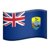 Szent Ilona, Ascension és Tristan da Cunha Apple Emoji