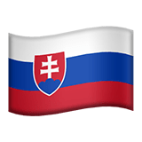 Szlovákia Apple Emoji