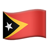 Kelet-Timor Apple Emoji