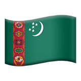 Türkmenisztán Apple Emoji