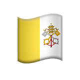 Vatikán Apple Emoji