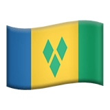 Saint Vincent és a Grenadine-szigetek Apple Emoji