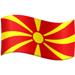 Észak-Macedónia Facebook Emoji
