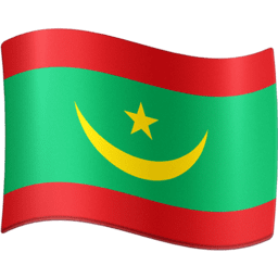 Mauritánia Facebook Emoji
