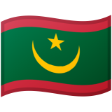 Mauritánia Android/Google Emoji