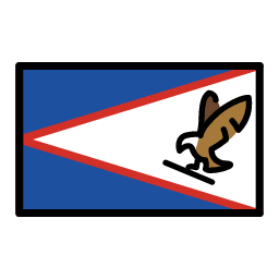 Amerikai Szamoa OpenMoji Emoji