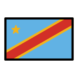 Kongói Demokratikus Köztársaság OpenMoji Emoji