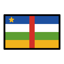 Közép-afrikai Köztársaság OpenMoji Emoji