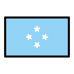Mikronéziai Szövetségi Államok OpenMoji Emoji