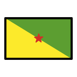 Francia Guyana OpenMoji Emoji