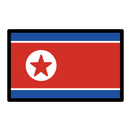 Észak-Korea OpenMoji Emoji
