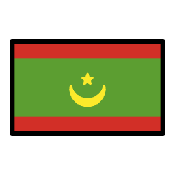 Mauritánia OpenMoji Emoji
