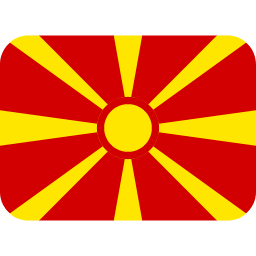 Észak-Macedónia Twitter Emoji