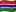 Gambia zászlaja