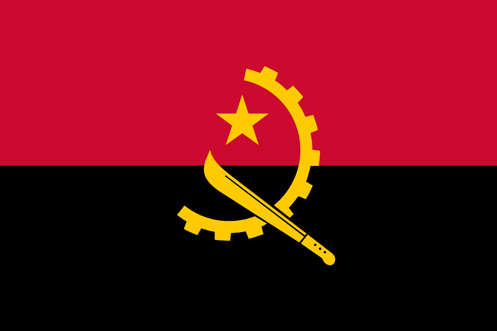 Angola zászlaja Nemzetizaszlok.hu