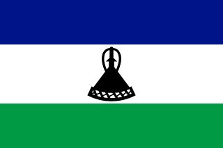 Lesotho zászlaja