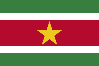 Suriname zászlaja