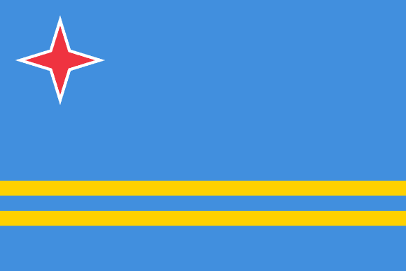 Aruba zászlaja