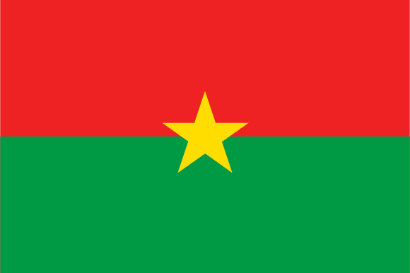 Burkina Faso zászlaja