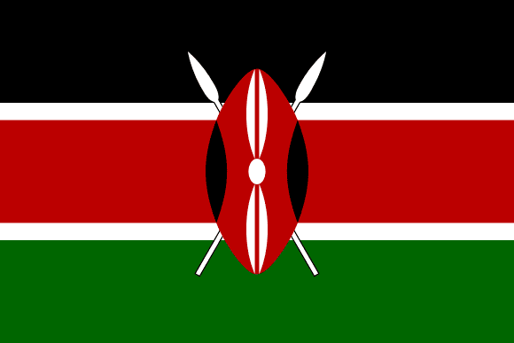 Kenya zászlaja