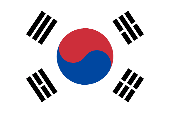 Dél-Korea zászlaja