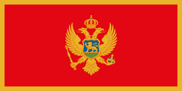 Montenegró zászlaja