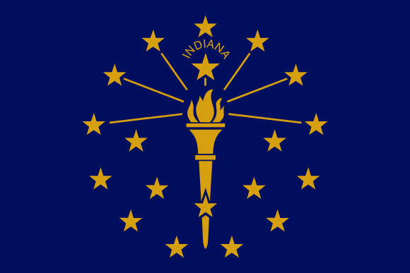 Indiana zászlaja