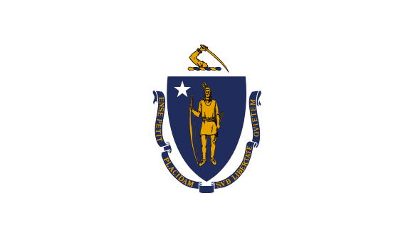 Massachusetts zászlaja